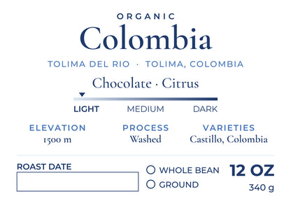 Organic Colombia (Roastd Private Label) - Single Origin Specialty Coffee